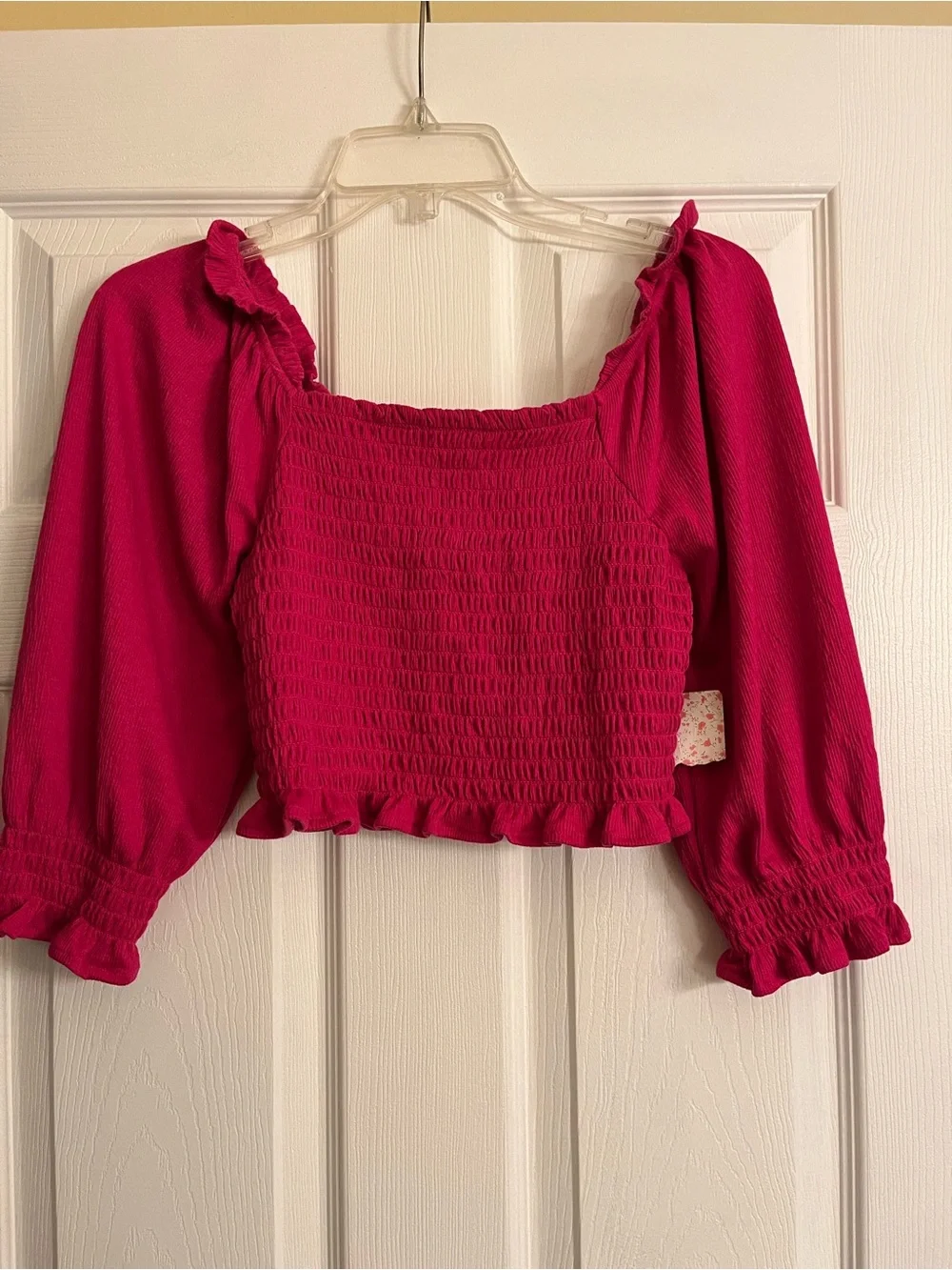 NWT Free People Brenyce Jungle Flower Smoked Top